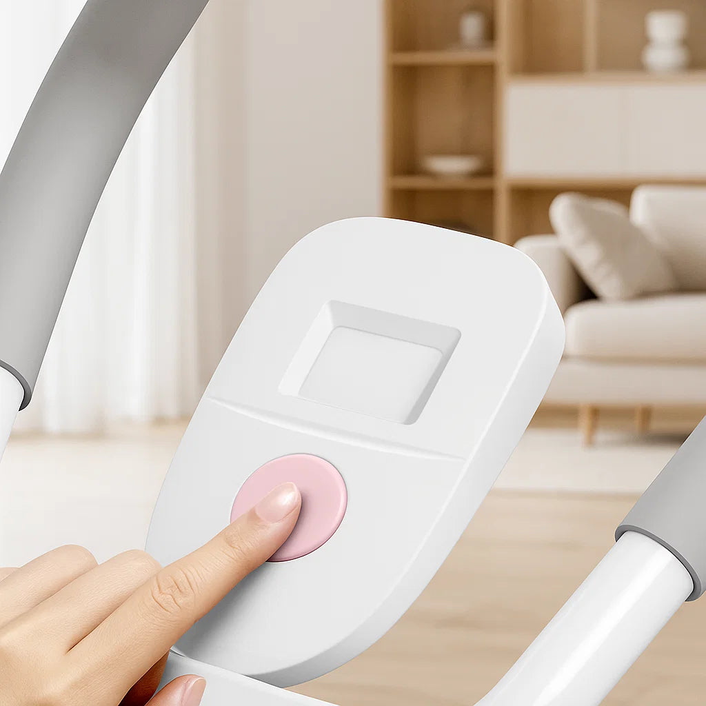 Adjustable Ab Trainer Machine with LCD Monitor