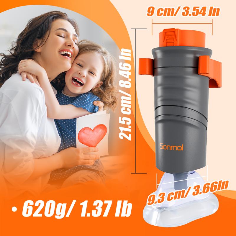 Sonmol Classic First Aid Kit for All Ages, 3 Masks & Wall mount & Dust-Proof Bag Included