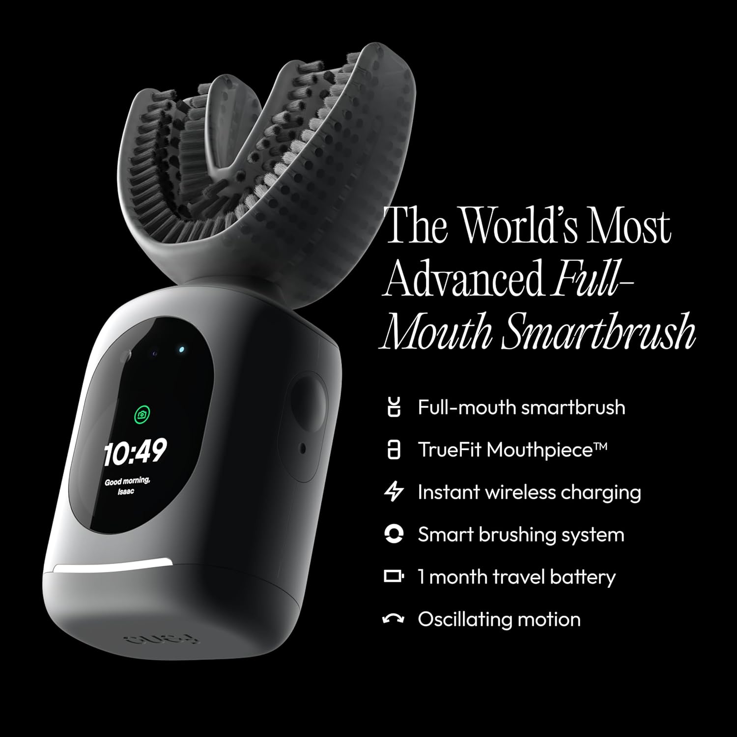 Smartbrush Elite Oral Health – AI-Powered Electric Toothbrush with Personalized Mouthpiece